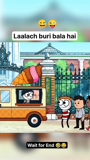 76K views · 1.8K reactions | Laalach buri bala hai 藍 | Cartoon Wala | Facebook