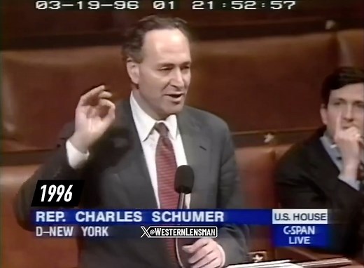 1996: Chuck Schumer explains “the number one reason" illegals come to the US is so they can defraud programs like Social Security — and wants to stop it. | Sean Hannity