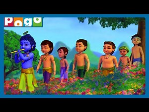 Little Krishna 🪈| Meet Vrindavan’s Favourite Saviour!😆| Cartoon Videos | Kids Stories | ‪@PogoChannel‬