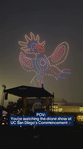 We lit up the sky at All Campus Commencement to celebrate the Class of 2025 🎓✨ Repost from UC San Diego | UC San Diego Alumni