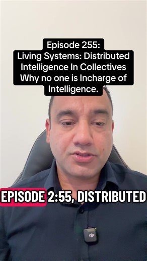 EPISODE 255 — LIVING SYSTEMS: DISTRIBUTED INTELLIGENCE IN COLLECTIVES WHY NO ONE IS “IN CHARGE” OF INTELLIGENCE Intelligence in collectives does not sit at the top. From a Field Mechanics perspective, collective intelligence is distributed, not centralized. No single individual “runs” the intelligence of a group. Intelligence emerges from interaction, feedback, and coordination across many nodes. In distributed systems: • information flows horizontally • decisions emerge contextually • adaptatio