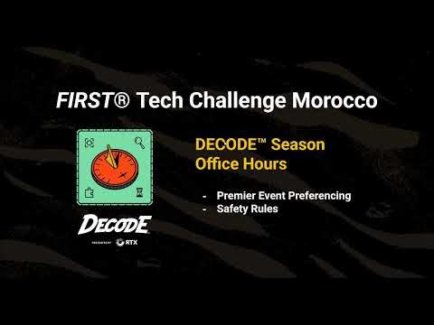 Office Hours FTC DECODE_09/02/2026 Event Preferencing & Safety Rules