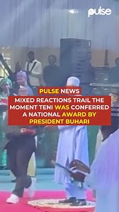Mixed reactions trail the moment Teni was conferred a National Award by President Buhari . We are now 3 days to the biggest Influencer Awards in Africa. 🎉💃🕺🚀⁣⁣⁣ .⁣⁣ #PulseWatchIt #PulseWatchItNews #PulseInfluencerAwards2022 #PulseInfluencerAwardsNigeria | Pulse Nigeria