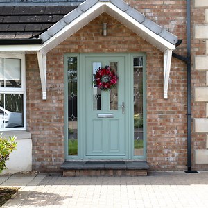 Get a FREE upgrade when you use our door builder and use code WREATH2025  Only available on Apeer Doors, the magic wreath holder uses hidden magnets, meaning you can attach a new wreath to your door quick and change with each season! | Apeer Doors | Facebook