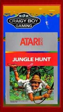 Jungle Hunt Atari 2600 Gameplay. #retrogaming #Atari #2600