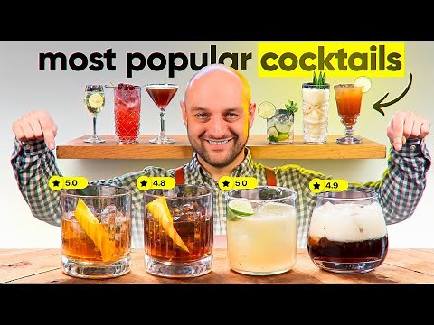 Top 10 Most Popular Cocktails 2026🍸 Twists, Histories & Recipes