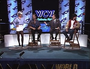 439K views · 6.6K reactions | During Rick Rude’s feud with Ricky Steamboat, we’d get this wild edition of WCW Saturday Night from May 1992. This segment had everything: Alabama’s Randy Owen, mentions of the WWF, Madusa and alleged mistresses of Ricky Steamboat. I bet Bonnie was thrilled… | Wrestling Recommendations | Facebook