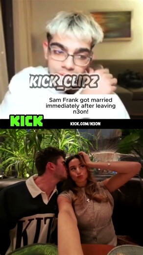 SAM FRANK GOT MARRIED IMMEDIATELY AFTER LEAVING N3ON! #n3on #n3onclips #samfrank
