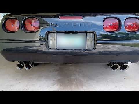 1994 C4 Corvette HighFlo Performance Chambered Exhaust Sound - Exterior