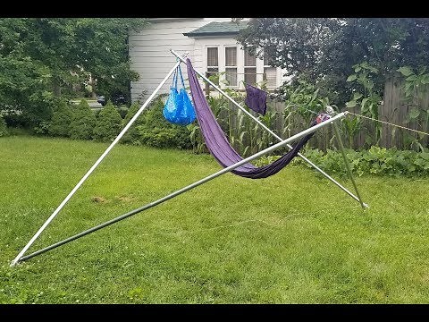 My Monster DIY Tensahedron Hammock Stand - Part 1