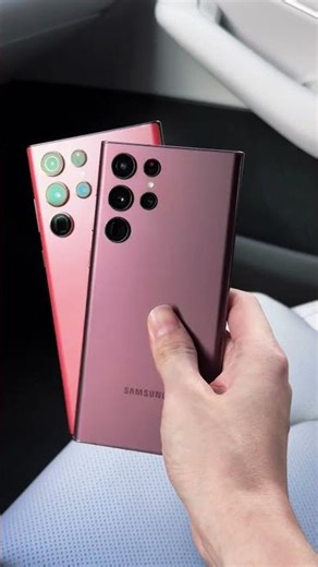 Both feature red, one exudes quality while the other is stylish – Samsung S22 Ultra