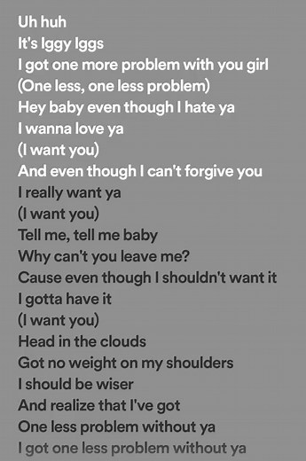 Problem - Ariana Grande ft. Iggy Azalea Lyrics Video