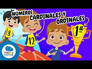 Números Cardinales y Ordinales Explicados Fácilmente para Niños de Primaria 🎯 ‪@HappyLearningES‬