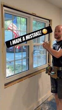 Had to install a window header