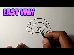 How to draw Chimmy BTS | Draw so cute BT21 Chimmy