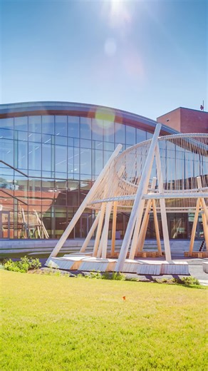 Unique views of the #AlgonquinCollege Ottawa Campus 👀