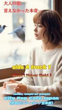 What I Never Said♪【大人の恋、言えなかった本音… side A track 1】#citypop #シティポップ #1980s #jpop