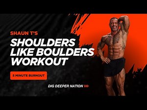 Shaun T’s 5: Shoulders Like Boulders (5-Minute Dumbbell Burn!)