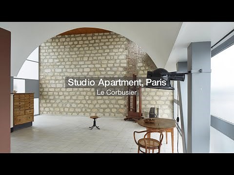 Le Corbusier - Studio Apartment, Paris, France. 1931–1934 (Appartement-Atelier)