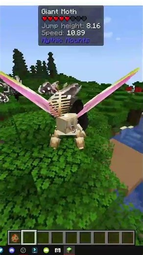 HOW TO GET THE GIANT MOTH IN MINECRAFT WITH MYTHIC MOUNTS