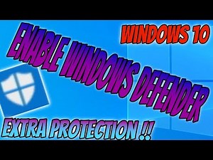 Enable Microsoft Defender Alongside 3rd Party Antivirus Software | EXTRA Protection On Windows 10 PC