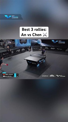 Nothing short of impressive 🤩 #WTTZagreb #TableTennis