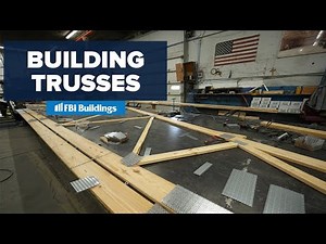 How to Set Up and Build Pole Barn Trusses