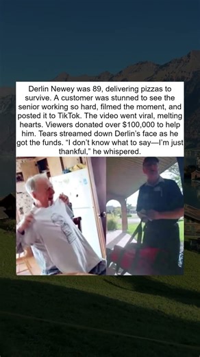 89-Year-Old Pizza Driver's Surprise 😭
