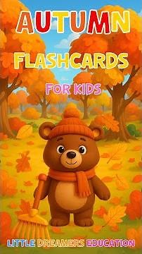 Autumn Flashcards for Kids | Learn Fall Vocabulary #shorts