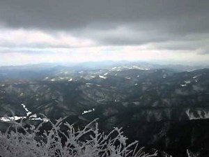 雪の高見山・迫力満点♪