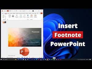 How to Add or Insert Footnote on Microsoft PowerPoint