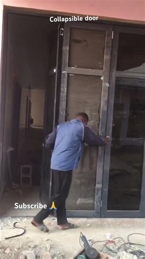Collapsible Door #aluminumdoors #collapsible