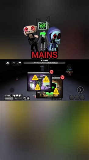 Playing as eclipse in a public organized run, floor 29 /#dandysworld #shorts