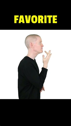 ❤️ How to sign FAVORITE in ASL.