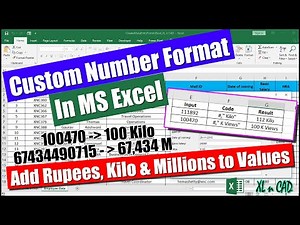 Custom Number Format in Excel
