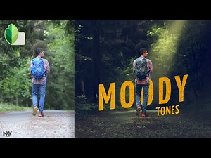 Create MOODY TONES with DRAMATIC Background in Snapseed App | Android | iOS