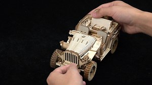 Assembly Video | MC701 Army Jeep -step 26 | ROKR