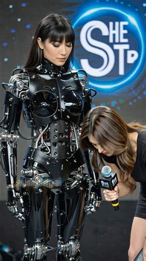 Guy Tries Out the Newest Girlfriend Robot at the Expo