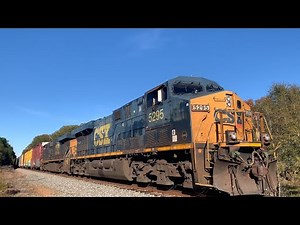 CSXT 5295 Leads an X693 Around Brice, NC!