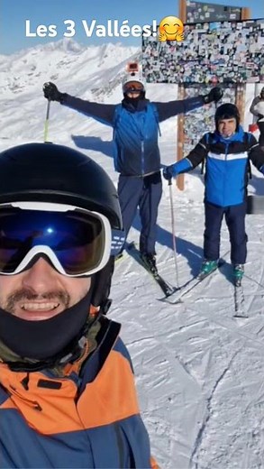 Skiing the 3 Valleys - 2025 4K aftermovie #ski #snow #travel #alp #skiing #gopro