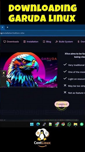 Downloading Garuda Linux