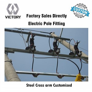 [Hot Item] Heavy-Duty Galvanized Steel Cross Arm for 11kv and 33kv Systems