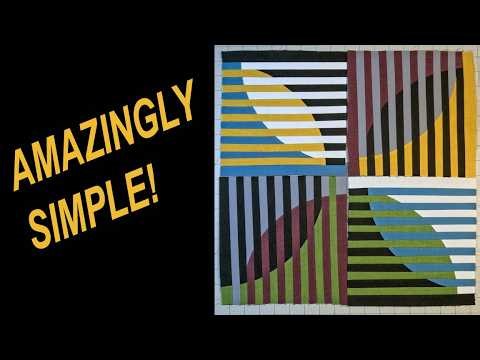 This Optical Illusion Patchwork is WAY Easier Than It Looks!