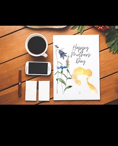 From the Dog Mother's Day Instant Download Card, Digital Download, Mother's Day Card, Mother, Dog, Puppy, Cards, Pastel, Flowers, Flower - Etsy Canada