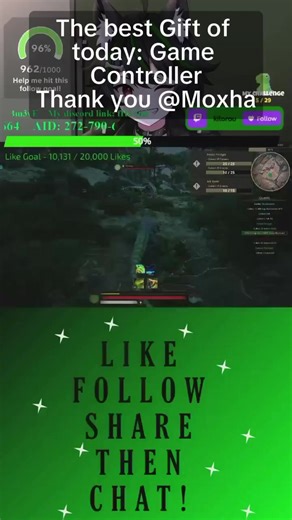 Moxha, thank you for this wonderful Gift sent in my LIVE! I'll cherish this moment forever.