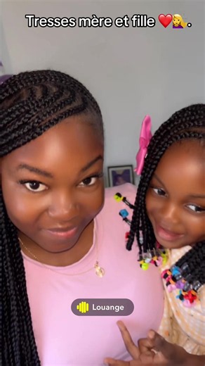 Tresses mère et fille : coiffure facile et pose cils