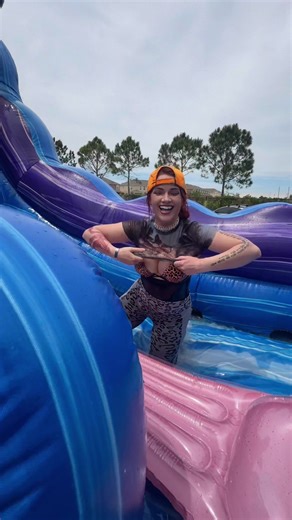 Nothing like a blowup slide on a hot day! @jackass #mtv @MTV