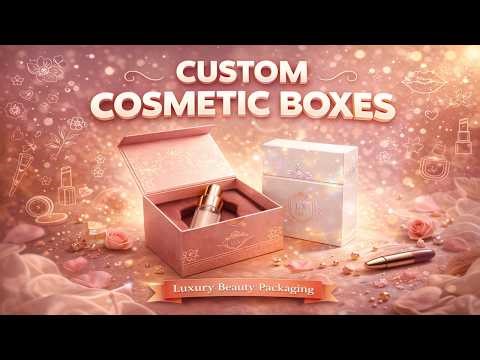 Custom Cosmetic Boxes – Stunning Beauty Packaging for Your Brand | Apexio Packaging