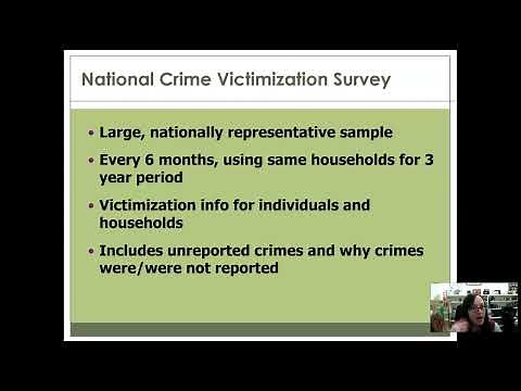 NIBRS, NCVS, and Self-Report Surveys