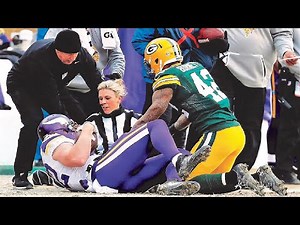 EXTREME Sideline Collisions In Football - NFL Compilation